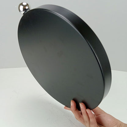 Bandeja Redonda Metal Preto Home&Co 32cm - Elegância para Servir