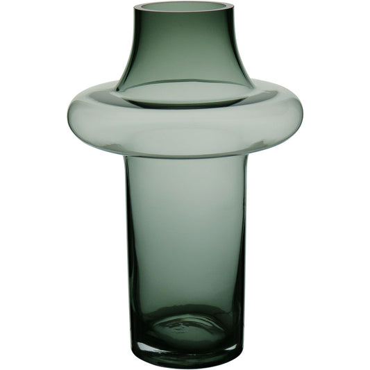 Vaso Vintage Home&co Vidro 29x21x21cm Fumê