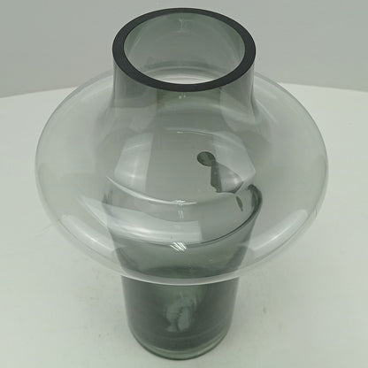 Vaso Vintage Home&co Vidro 29x21x21cm Fumê