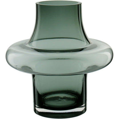 Vaso Vintage Home&co Vidro 20x21x21cm Fumê