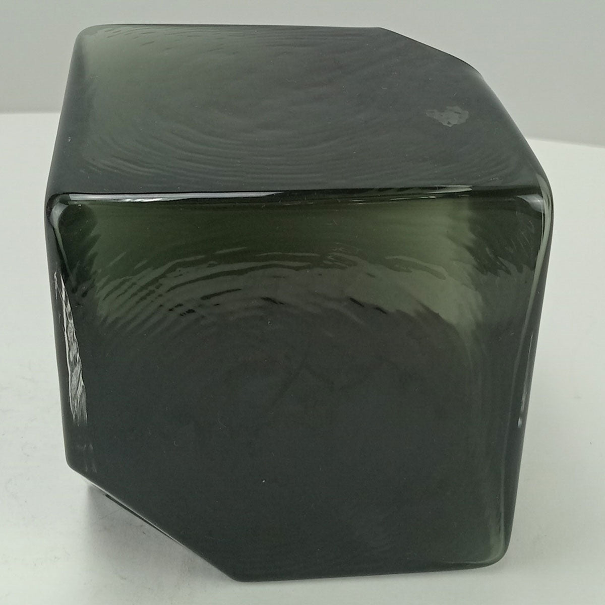 Vaso Decorativo Cubo Home&Co em Vidro Fumê 15x15x15cm