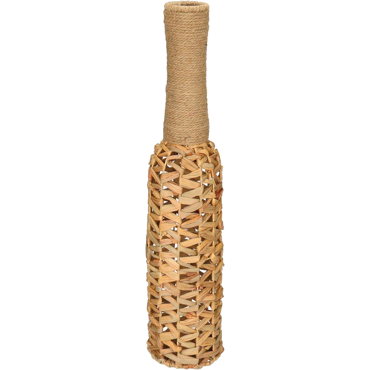 Vaso Decorativo Home&Co 71cm Fibra Natural e Metal Marrom