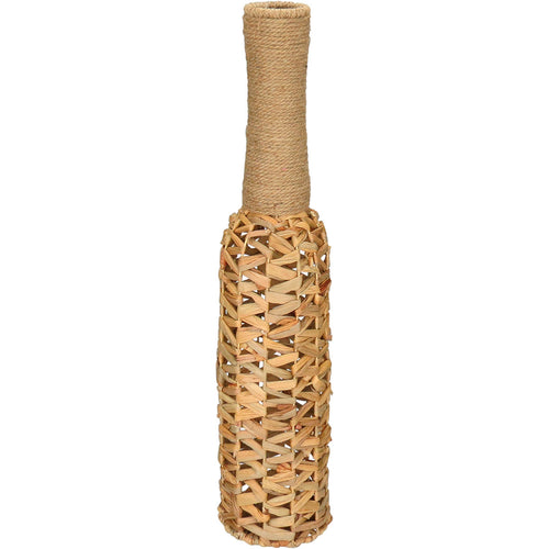 Vaso Decorativo Home&Co 71cm Fibra Natural e Metal Marrom