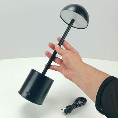 Luminária de Mesa LED USB Home&Co Metal Preto 31x10x10cm