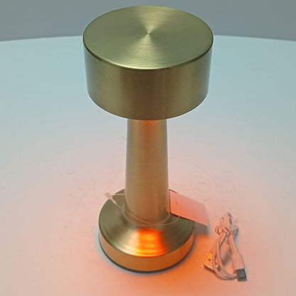 Luminária de Mesa LED USB Home&Co Metal Dourado 34cm 22x9x9cm