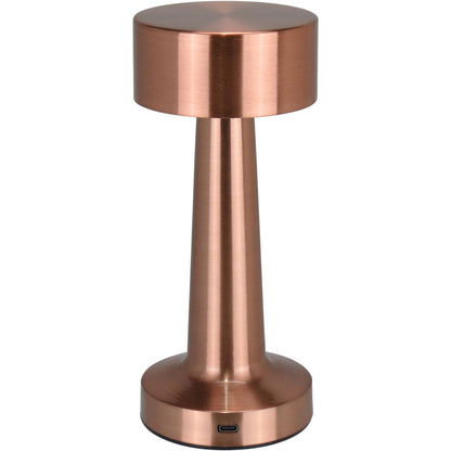 Luminária de Mesa LED USB Home&Co Cobre Metal 20,6cm Ajustável