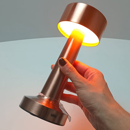 Luminária de Mesa LED USB Home&Co Cobre Metal 20,6cm Ajustável