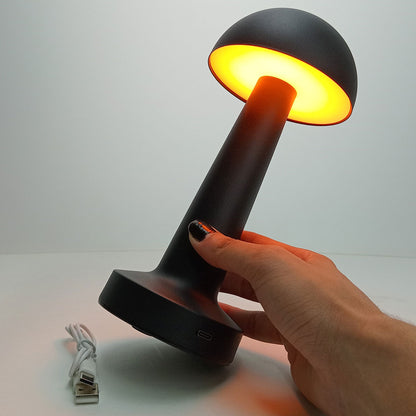 Luminária de Mesa LED USB Home&Co Metal Preta 22x9x9cm Ajustável