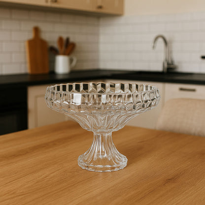 Centro Mesa Redondo Transparente Home&Co 22x29cm Cristal Ecológico