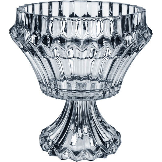 Centro de Mesa Redondo Transparente Vidro Home&Co 24x20cm Eco Crystal