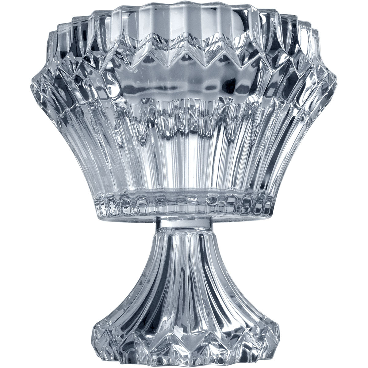 Centro de Mesa Redondo Transparente Vidro Home&Co 24x20cm Eco Crystal