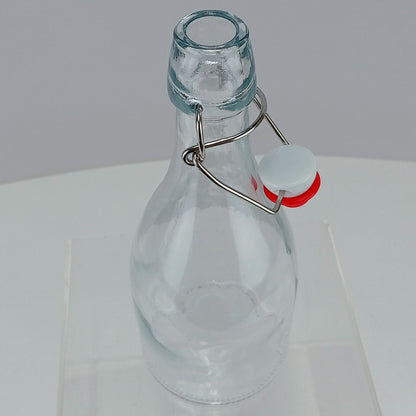 Garrafa de Vidro 500ml Home&Co Transparente com Trava na Tampa