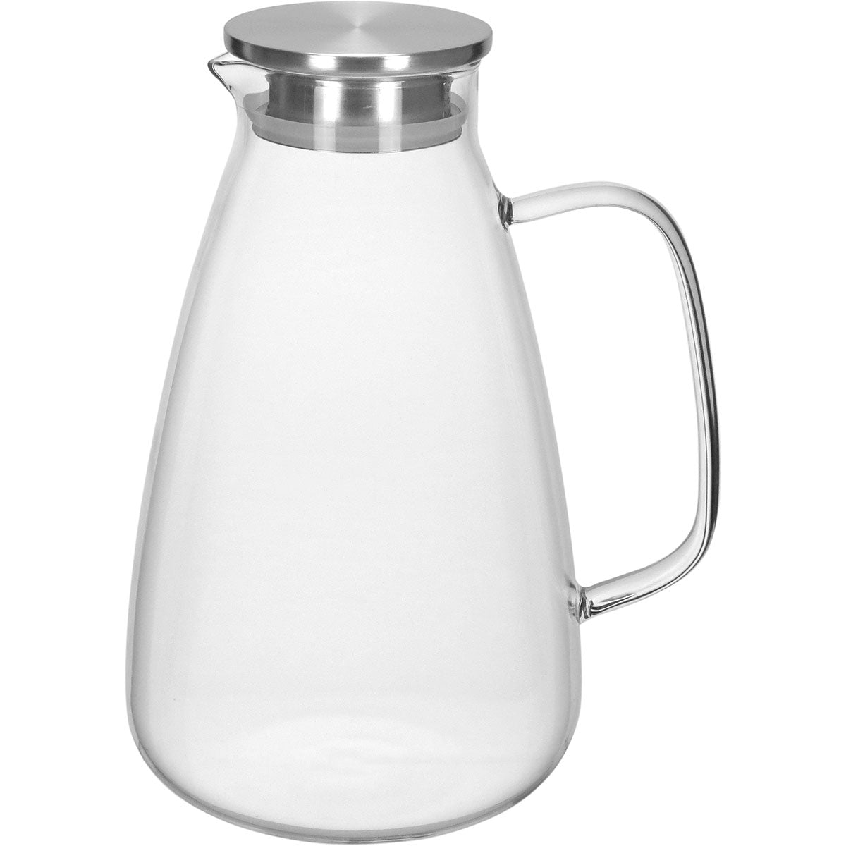 Jarra de Vidro Borossilicato 3,5L Home&Co com Tampa Inox Transparente