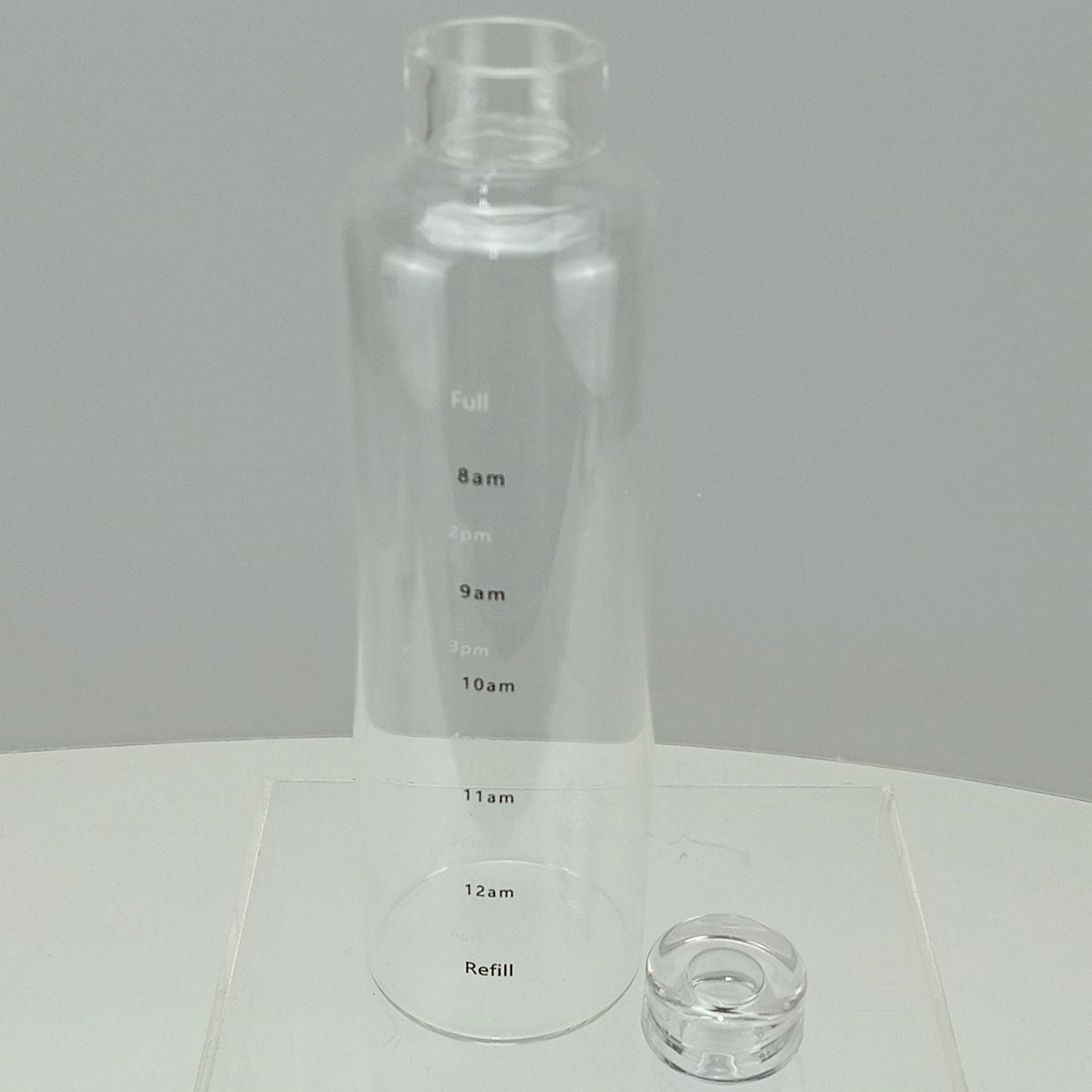 Garrafa de Vidro Borossilicato Home&Co 500ml Transparente com Tampa à Prova de Vazamentos