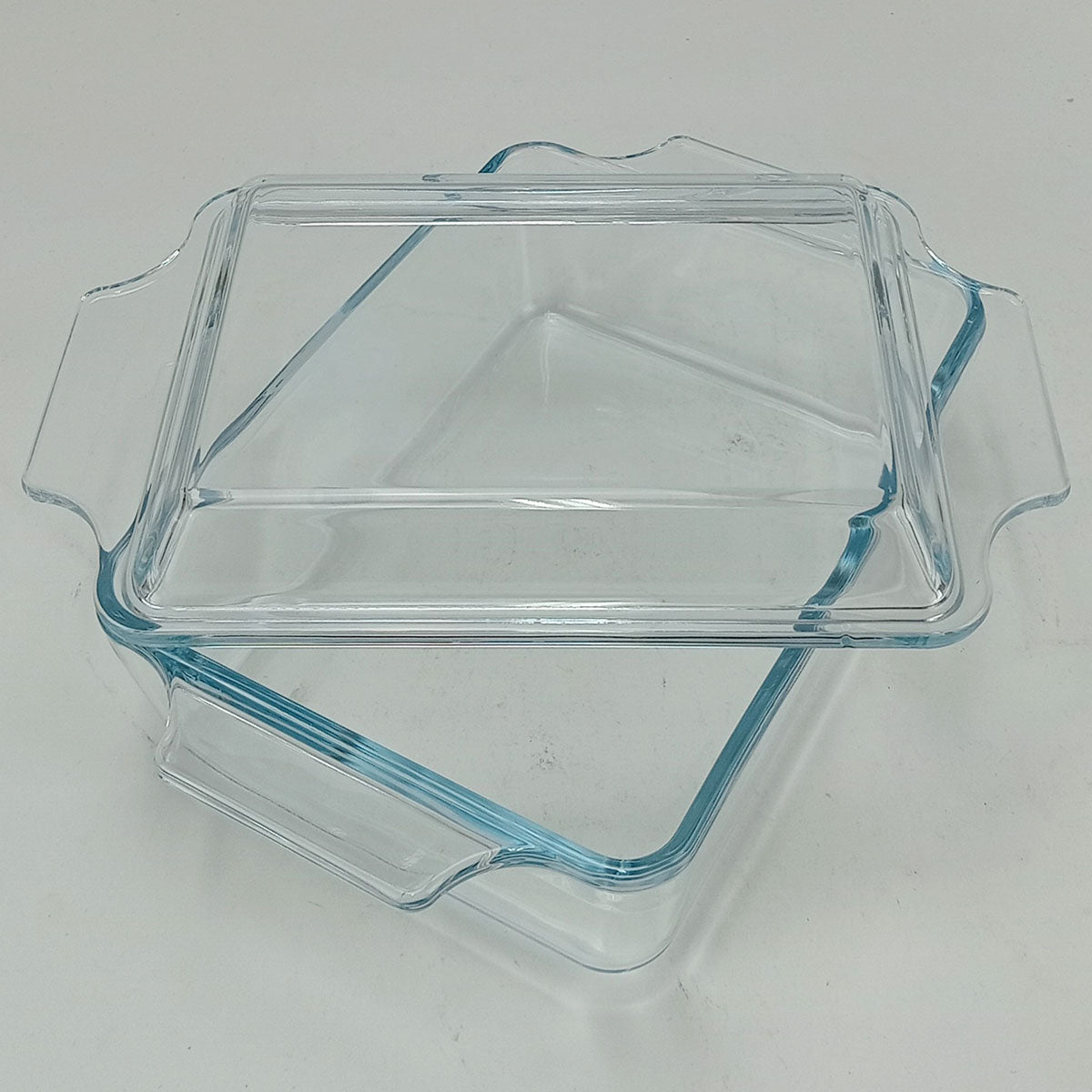 Assadeira Retangular Home&Co 1L Vidro Temperado 9x23x14cm Transparente