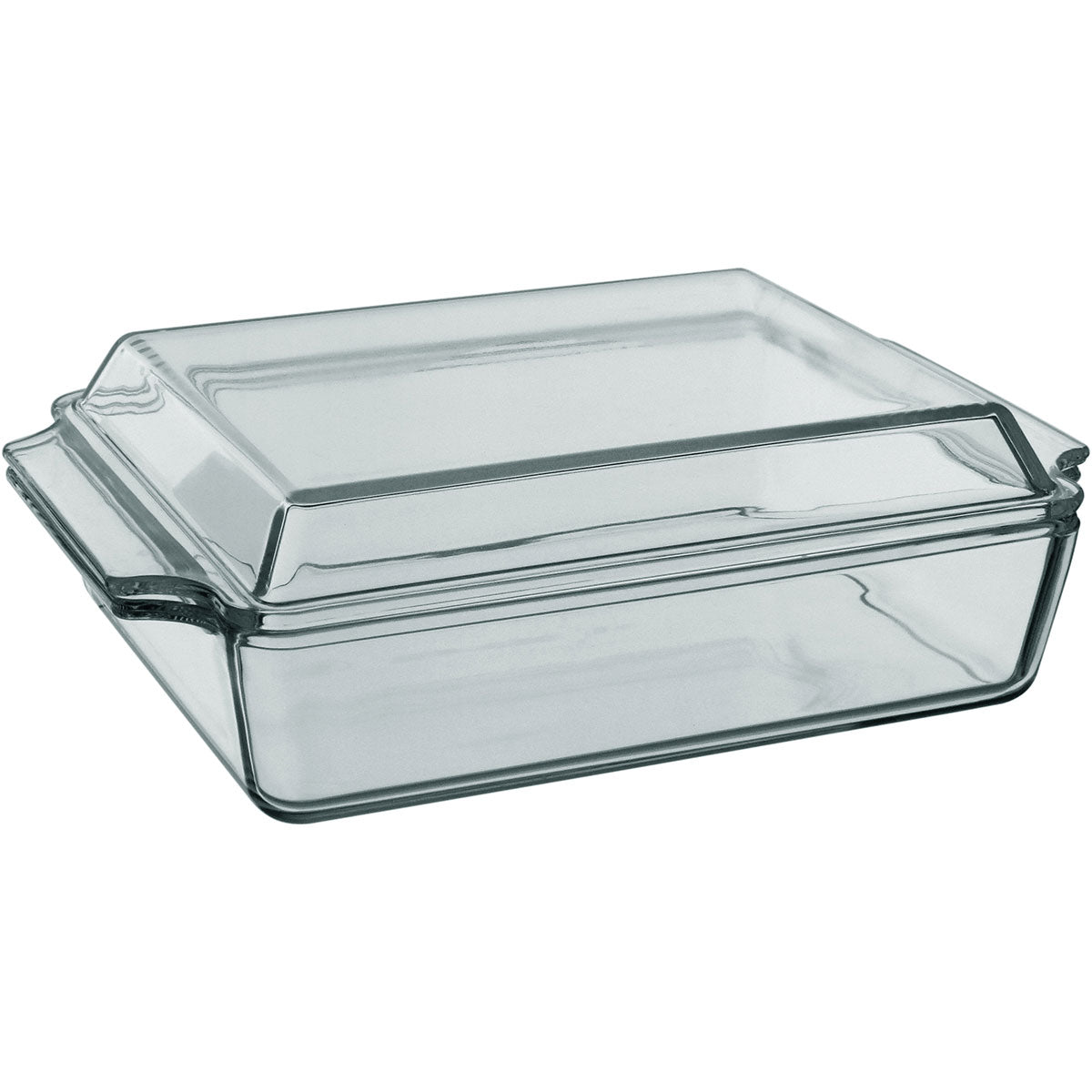 Assadeira Retangular Home&Co 2L com Tampa de Vidro Temperado 30x21cm