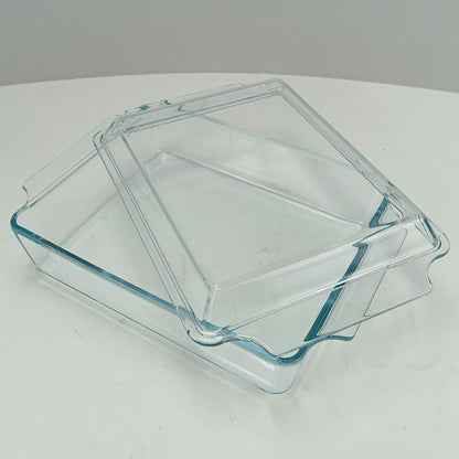 Assadeira Retangular Home&Co 2L com Tampa de Vidro Temperado 30x21cm