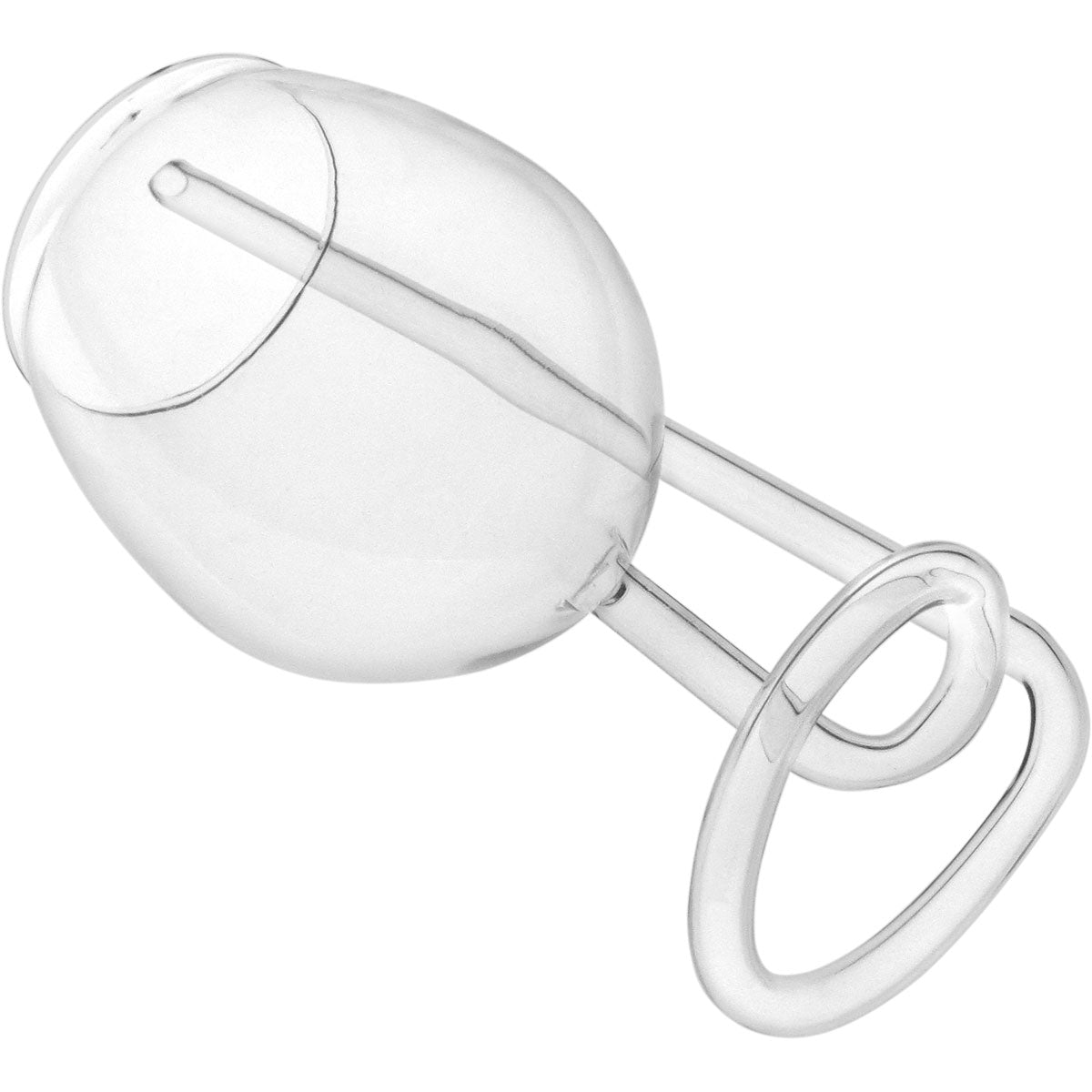 Taça de Vinho Home&Co Borossilicato 300ml Transparente com Canudo