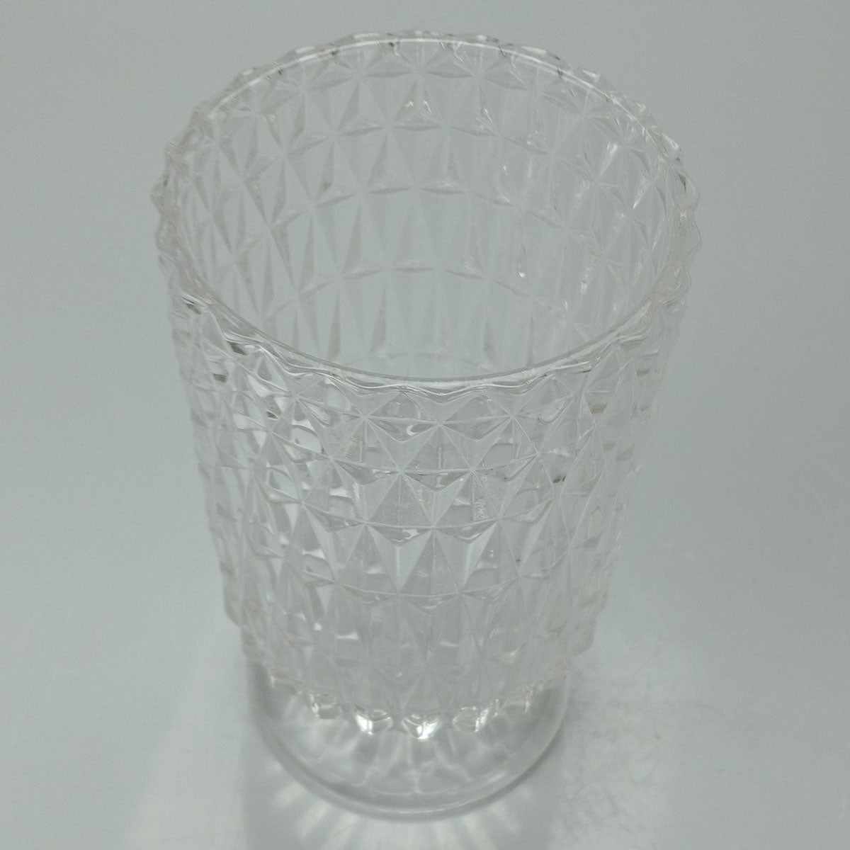 Vaso Redondo Home&co Com Pé Vidro 18x11x11cm Transparente