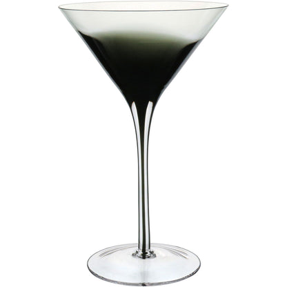 Conjunto 6 Taças Martini Home&Co Vidro Transparente Filete Preto 200ml