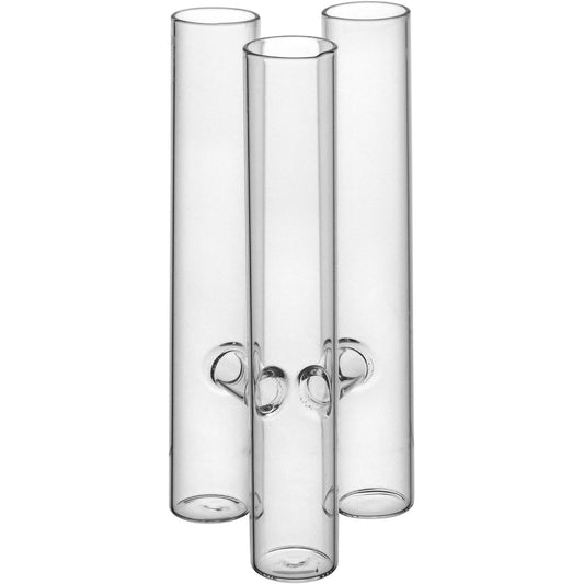 Vaso Tubos Home&co Borossilicato 18x9x9cm Transparente