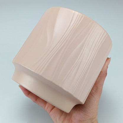 Cachepô Cerâmico Bege Home&Co 12x13cm para Decoração de Plantas