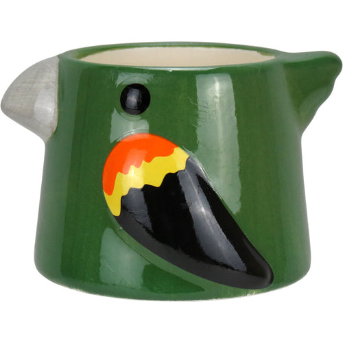 Cachepô Cerâmica Verde Home&Co 7x9x10cm para Decoração de Plantas