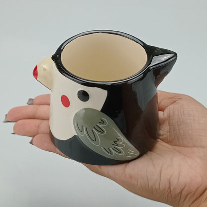 Cachepô Cerâmico Cinza Home&Co 7x9x10cm para Plantas Decorativas