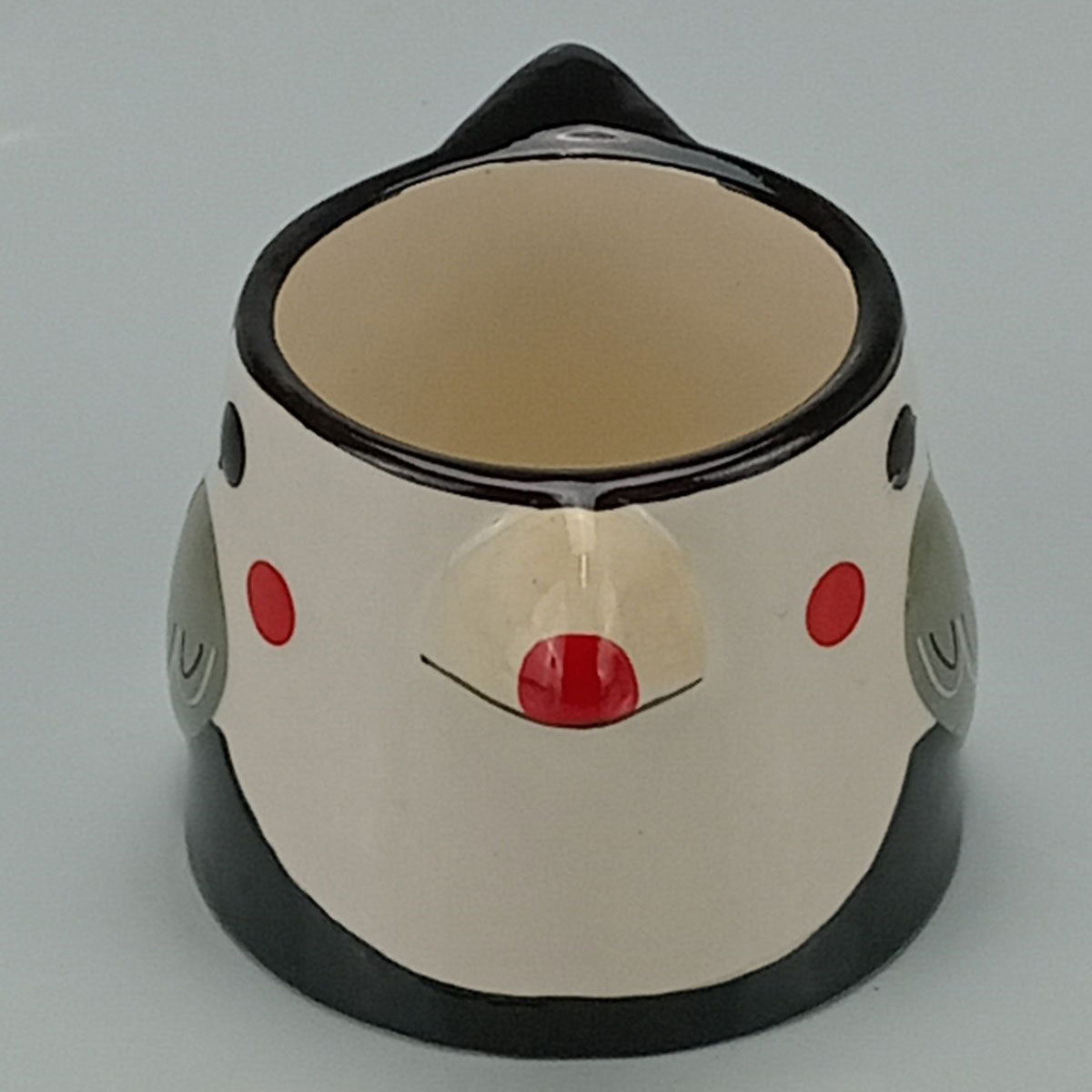 Cachepô Cerâmico Cinza Home&Co 7x9x10cm para Plantas Decorativas