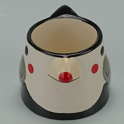 Cachepô Cerâmico Cinza Home&Co 7x9x10cm para Plantas Decorativas