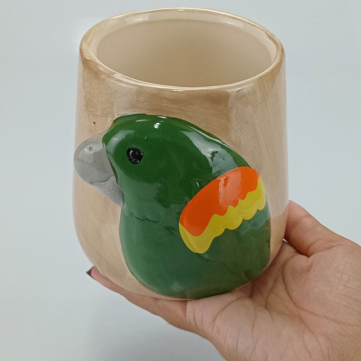 Cachepô Cerâmica Verde 12x12cm Home&Co para Plantas Decorativas