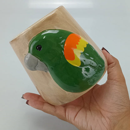 Cachepô Cerâmica Verde 12x12cm Home&Co para Plantas Decorativas