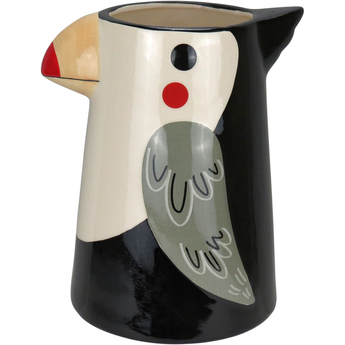 Cachepô Cerâmico Cinza Home&Co 23x16x19cm para Plantas