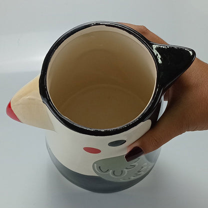 Cachepô Cerâmico Cinza Home&Co 23x16x19cm para Plantas