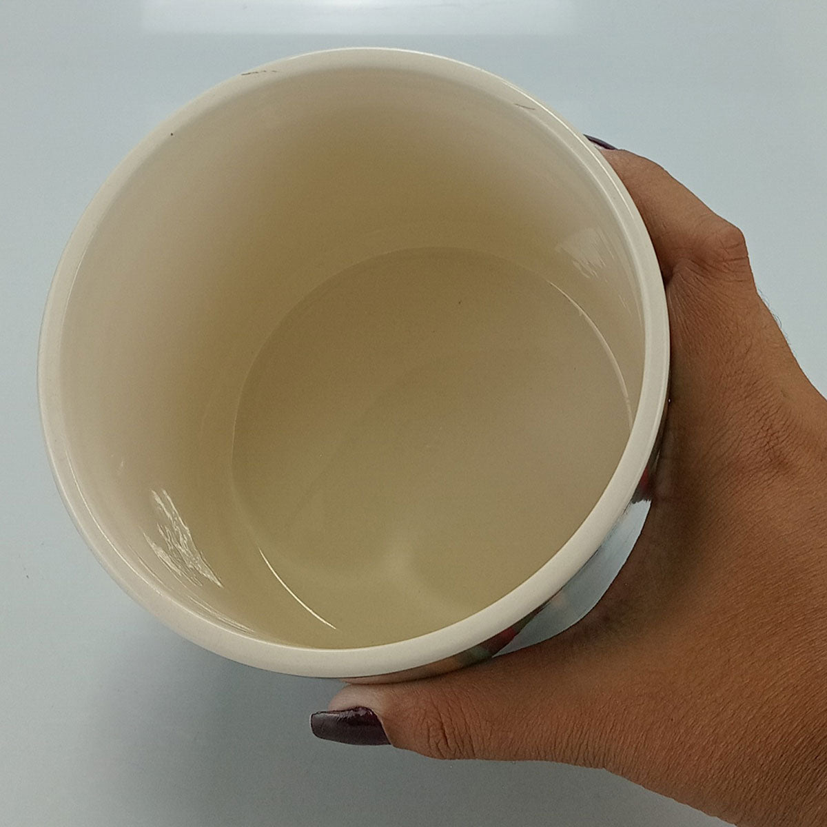 Cachepô Cerâmica Home&Co 15x14cm Multicolorido para Decoração de Plantas