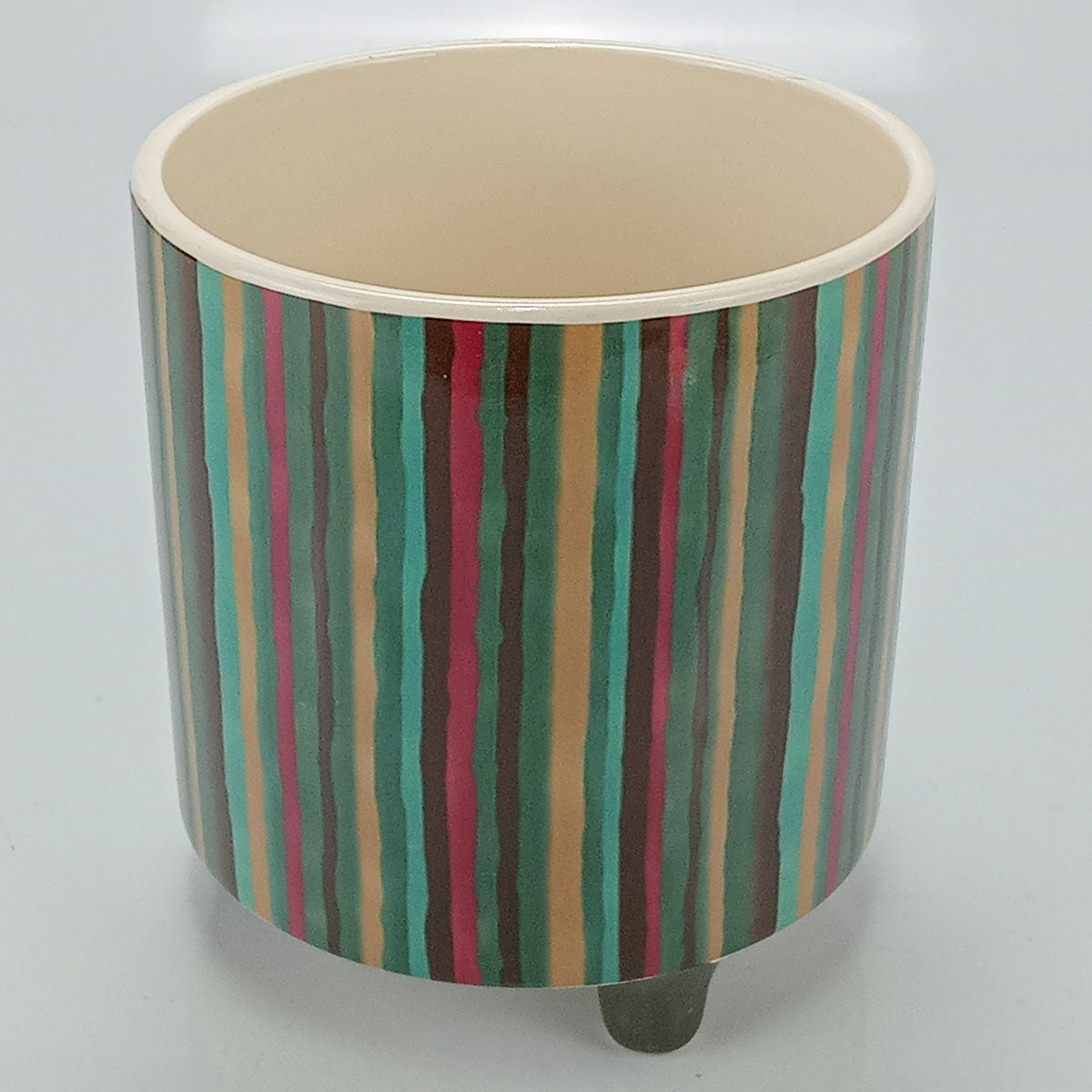 Cachepô Cerâmica Home&Co 15x14cm Multicolorido para Decoração de Plantas