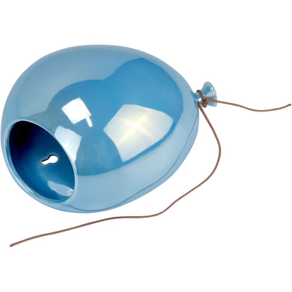 Vaso de Parede Cerâmico Azul Home&Co 11x15x20cm Design Moderno