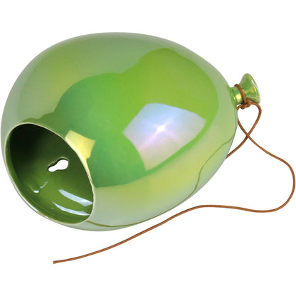 Vaso de Parede Cerâmico Balão Verde Home&Co 11x15x20cm