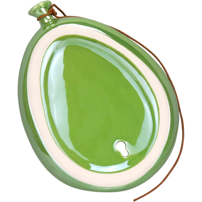 Vaso de Parede Cerâmico Balão Verde Home&Co 11x15x20cm