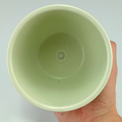 Cachepô Cerâmica Verde Home&Co 9x10cm para Decoração de Plantas