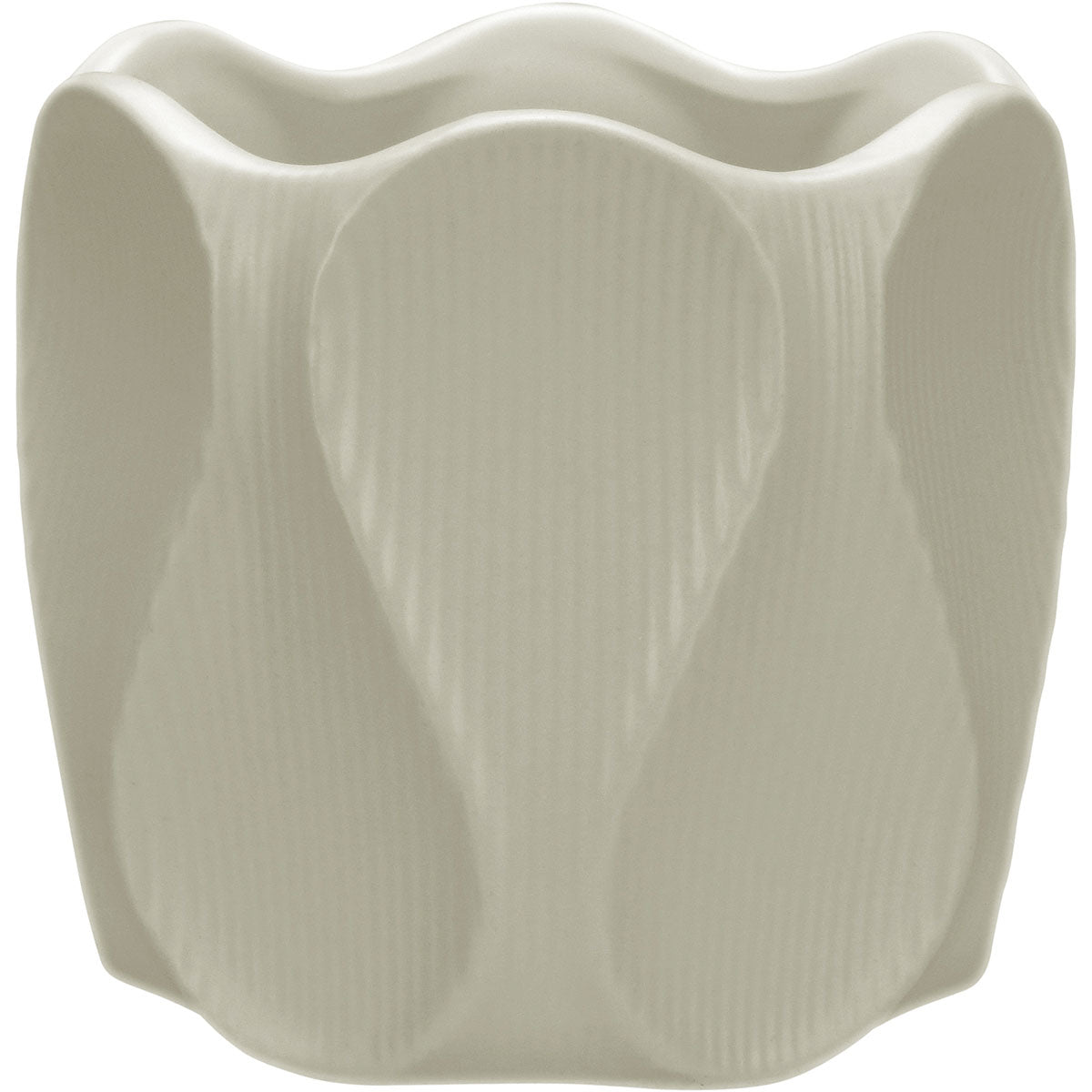 Cachepô Cerâmico Marfim Home&Co 10x10cm para Plantas Decorativas