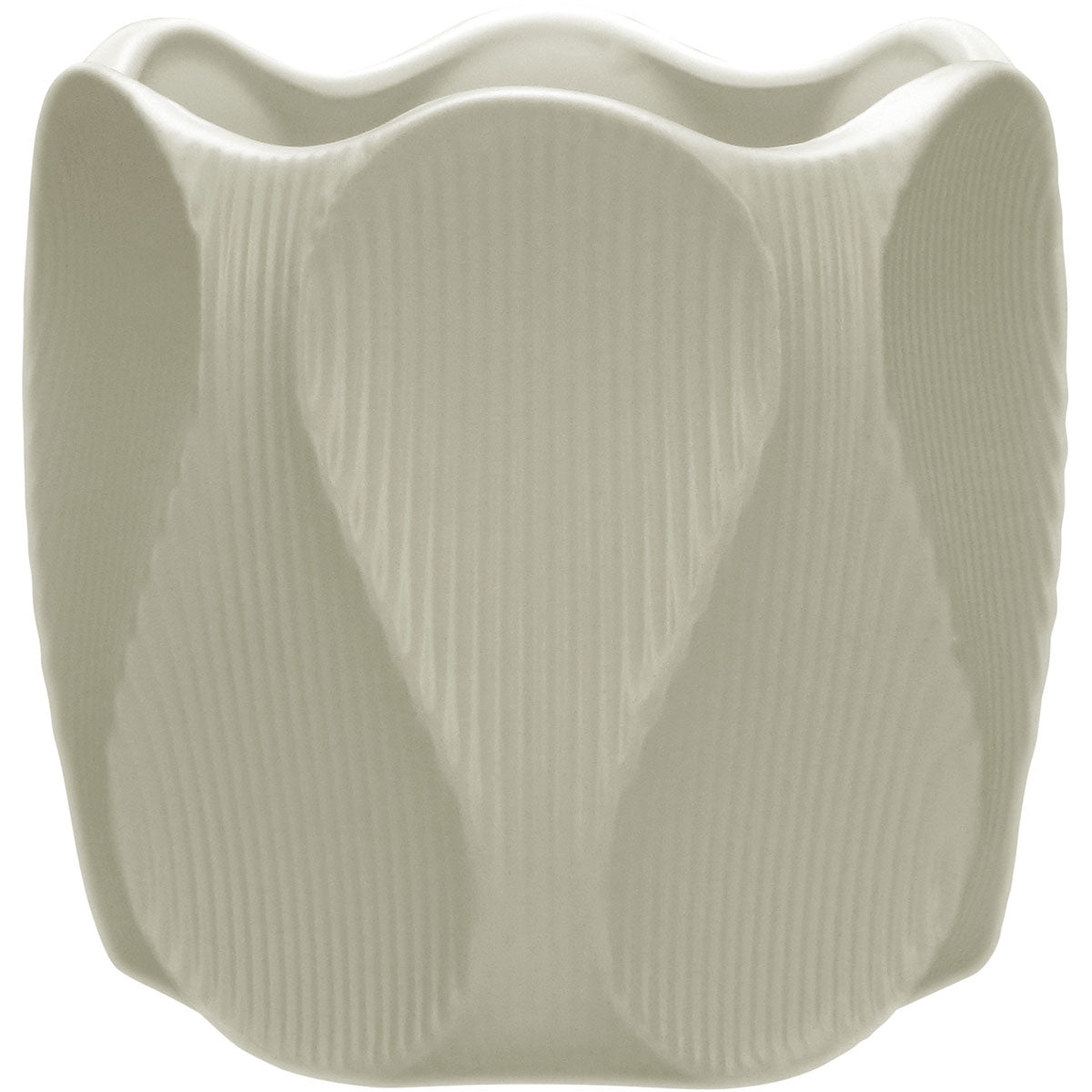 Cachepô Cerâmica Marfim 13x13cm Home&Co para Plantas Decorativas