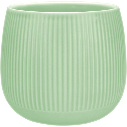 Cachepô Cerâmica Verde Home&Co 12x13cm para Plantas Decorativas