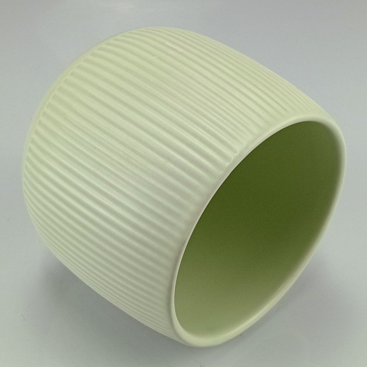 Cachepô Cerâmica Verde Home&Co 12x13cm para Plantas Decorativas