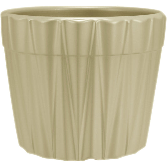 Cachepô Cerâmica Bege Home&Co 10x12cm para Plantas Decorativas
