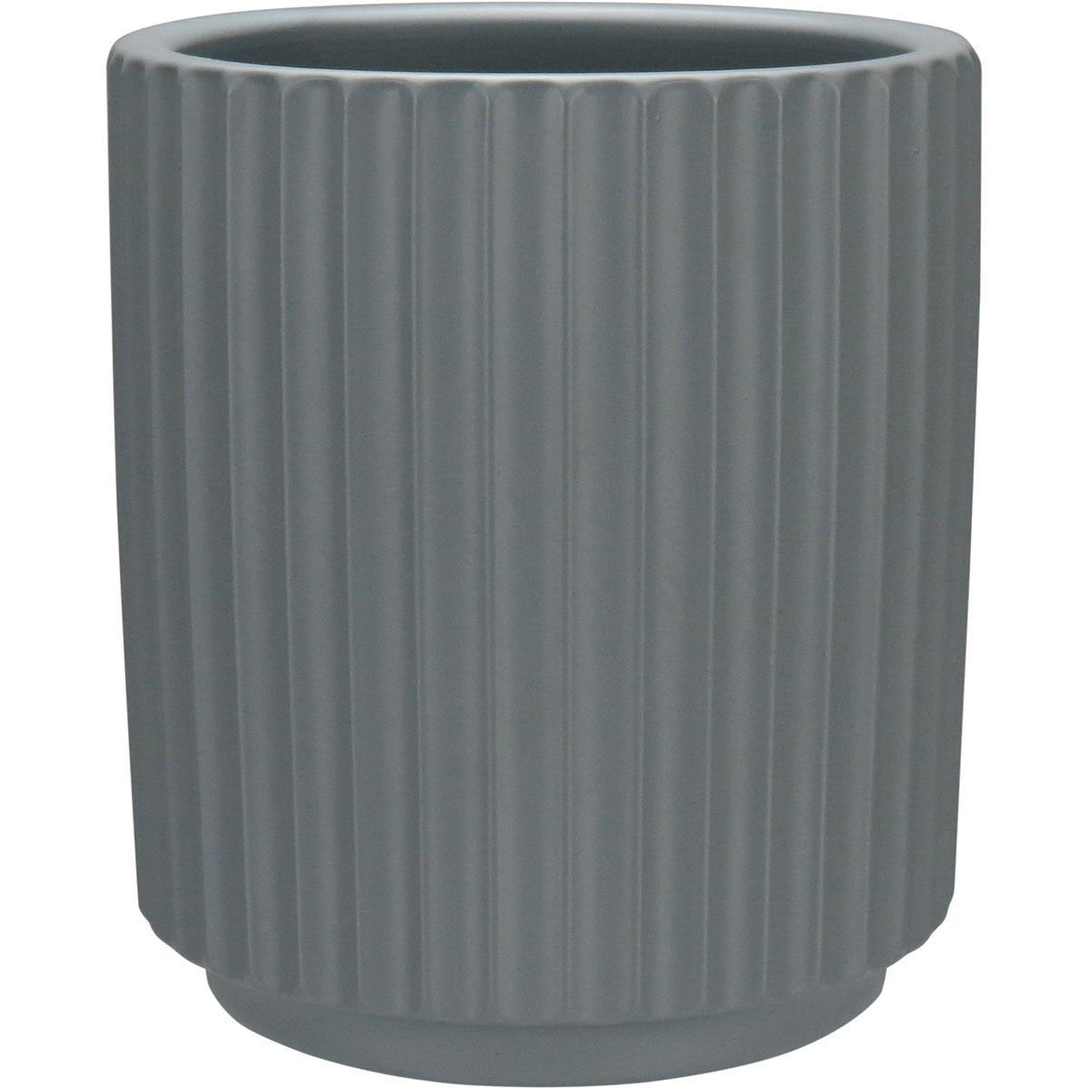 Cachepô Cerâmico Cinza Home&Co 13x12x12cm para Plantas