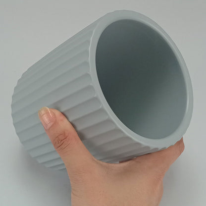 Cachepô Cerâmico Cinza Home&Co 13x12x12cm para Plantas