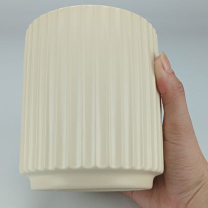 Cachepô Cerâmica Marfim 13x12cm Home&Co para Plantas Decorativas