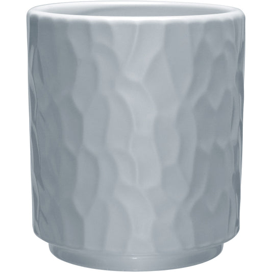 Cachepô Cerâmica Cinza Home&Co 13x11cm para Plantas Decorativas