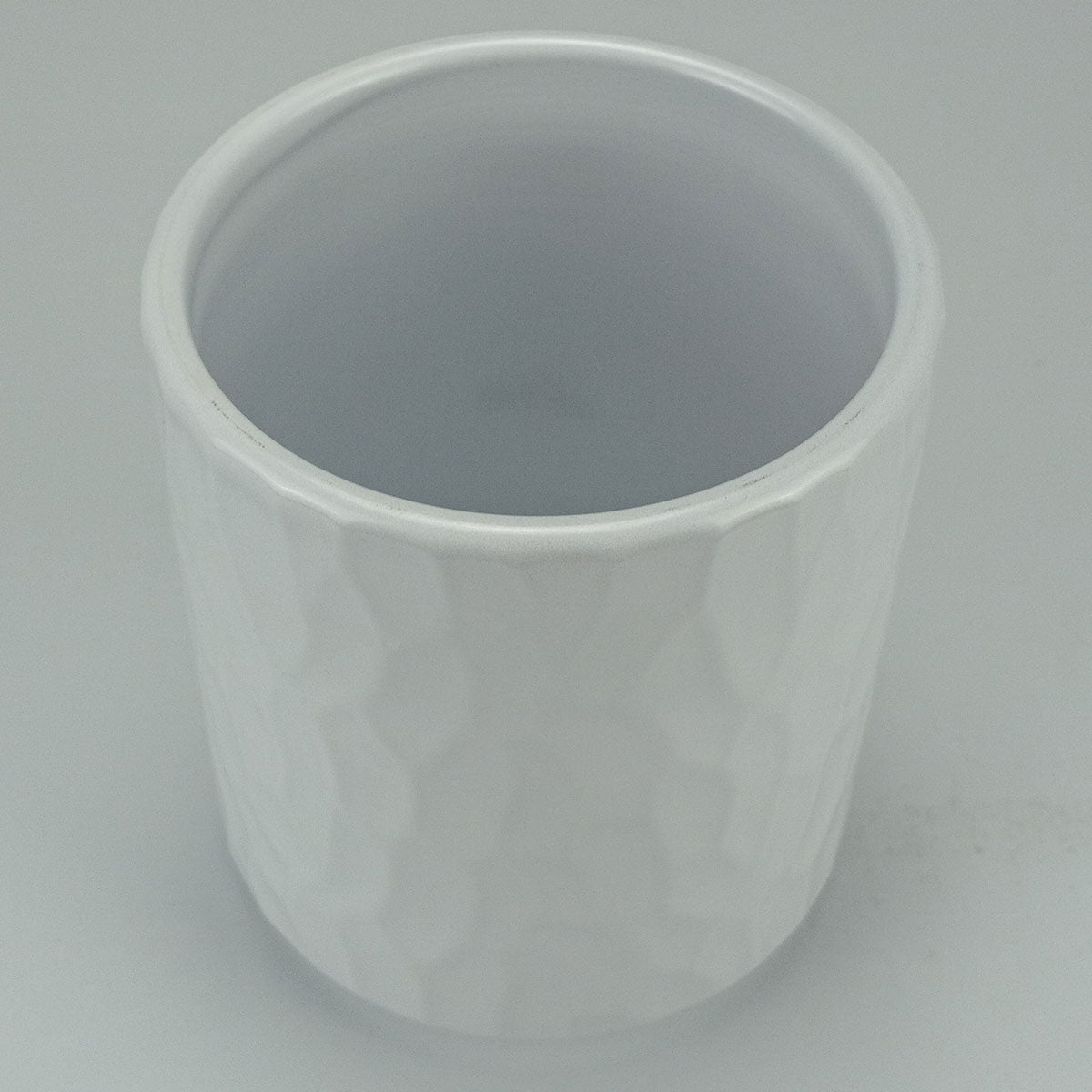 Cachepô Cerâmica Cinza Home&Co 13x11cm para Plantas Decorativas